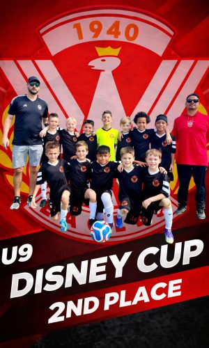 Disney U9 2nd place